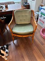 Rotan bank en stoelen, Huis en Inrichting, Banken | Sofa's en Chaises Longues, Gebruikt, Minder dan 75 cm, Tweepersoons, Riet of Rotan