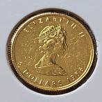 1/10de oz maple leaf 1986 goud, Verzenden, Goud