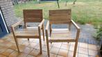 tuinstoelen, Ophalen, Zo goed als nieuw, Hout, Stapelbaar