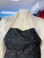 satijn bolero grote maat 44 46 48 50 52 54 56, Kleding | Dames, Overige typen, Wit, Maat 46/48 (XL) of groter, Nieuw