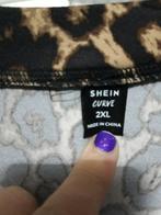 Shein Curve Jurk 2XL - Luipaardprint, Zwart, Maat 46/48 (XL) of groter, Ophalen of Verzenden, Zo goed als nieuw
