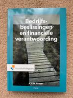 Bedrijfsbeslissingen en financiële verantwoording (4e editie, Ophalen of Verzenden, Nieuw, André Heezen