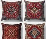 Decoratieve Kussenhoes met Perzisch Tapijt Motief, Ophalen of Verzenden, Nieuw, Rood