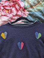 Blauwe trui met hartjes, Maat 38/40 (M), Arabella & Addison, Zo goed als nieuw, Verzenden