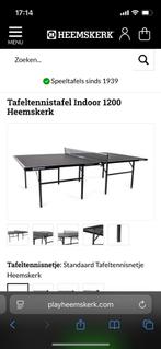 Zgan Tafeltennistafel Indoor 1200 Heemskerk!, Sport en Fitness, Tafeltennis, Ophalen, Zo goed als nieuw, Tafel Indoor