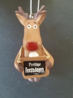 Rudolf Prettige Feestdagen keramiek kerstornament, Diversen, Kerst, Verzenden, Nieuw