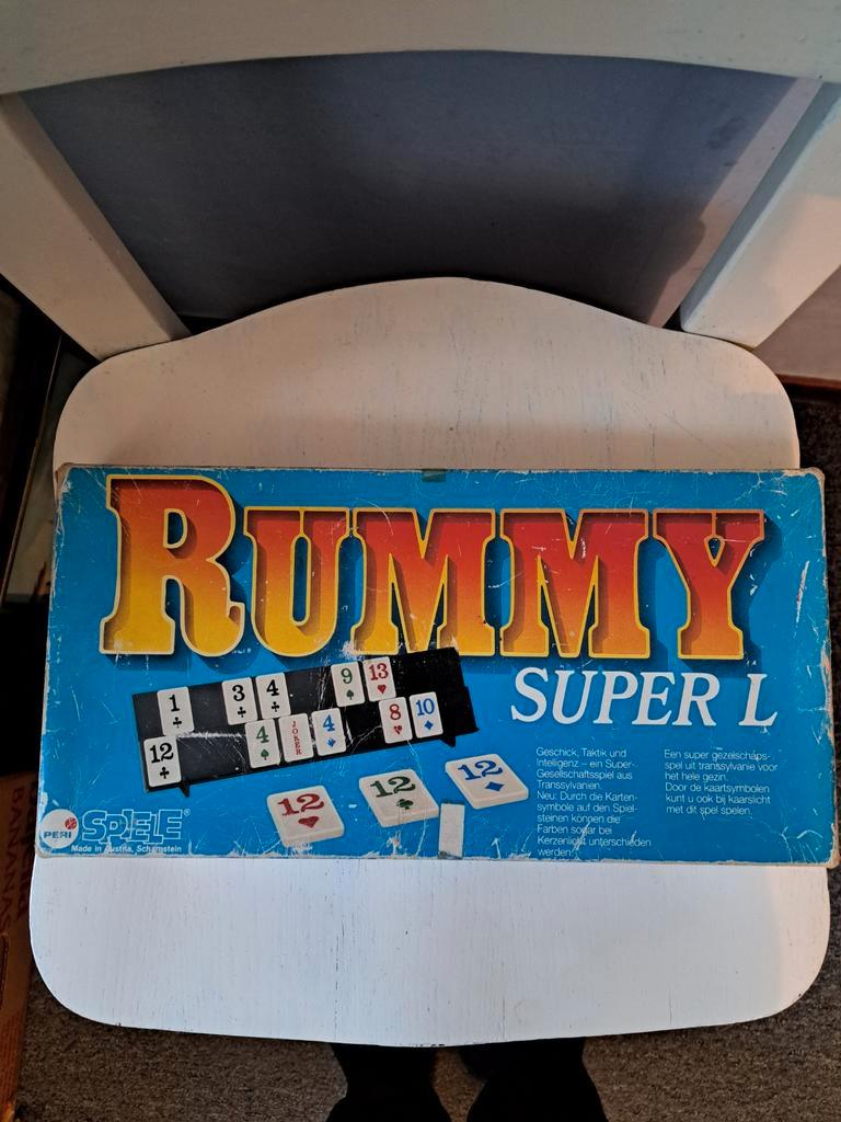 ≥ VINTAGE RUMMIKUB SUPER L COMPLEET VOOR PERSONEN
