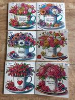 Mooie daimond painting bloemen kaarten, Hobby en Vrije tijd, Kaarten | Zelfgemaakt, Ophalen of Verzenden, Nieuw