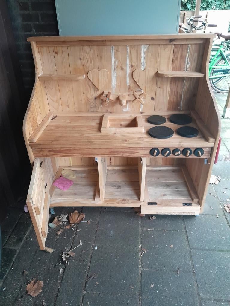 Houten Speelkeuken, Ophalen, Gebruikt, Hout, Speelkeuken