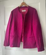 vintage 80 90 chique fuchia wollen colbert jasje Scapa, Ophalen of Verzenden, Zo goed als nieuw, Maat 42/44 (L), Roze