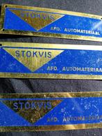 3 koperen plaatjes van stokfis, Ophalen of Verzenden, Zo goed als nieuw, Auto's