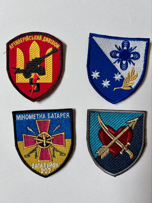 Militaire Patches – Oekraïense Elite-eenheden & Artillerie, Verzamelen, Militaria | Algemeen, Landmacht, Embleem of Badge, Nederland