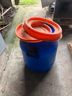 Blauwe ton met deksel, Dieren en Toebehoren, Ophalen, Vee