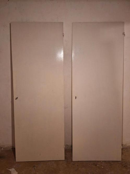 Gebruikte vlakke binnendeuren, Huis en Inrichting, Kasten | Kledingkasten, Gebruikt, 25 tot 50 cm, Ophalen