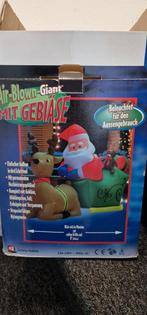 Kerstman En Rendieren Opblaasbaar, Diversen, Kerst, Ophalen of Verzenden