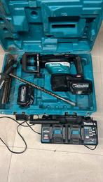 Makita HR005GM202 Accu combihamer SDS-Max 8,0J, Ophalen of Verzenden, Zo goed als nieuw, Boor- en/of Breekhamer