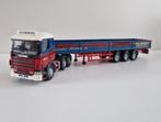 Corgi Scania met open oplegger, Hobby en Vrije tijd, Ophalen of Verzenden, Zo goed als nieuw, Bus of Vrachtwagen, Corgi