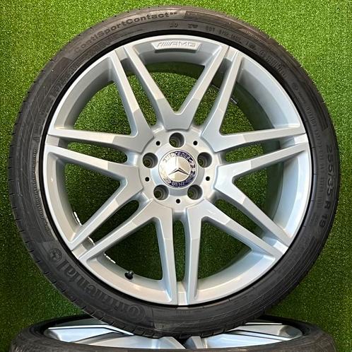 Originele 19 inch Mercedes AMG velgen banden E-klasse W212, Auto-onderdelen, Banden en Velgen, Banden en Velgen, Zomerbanden, 19 inch