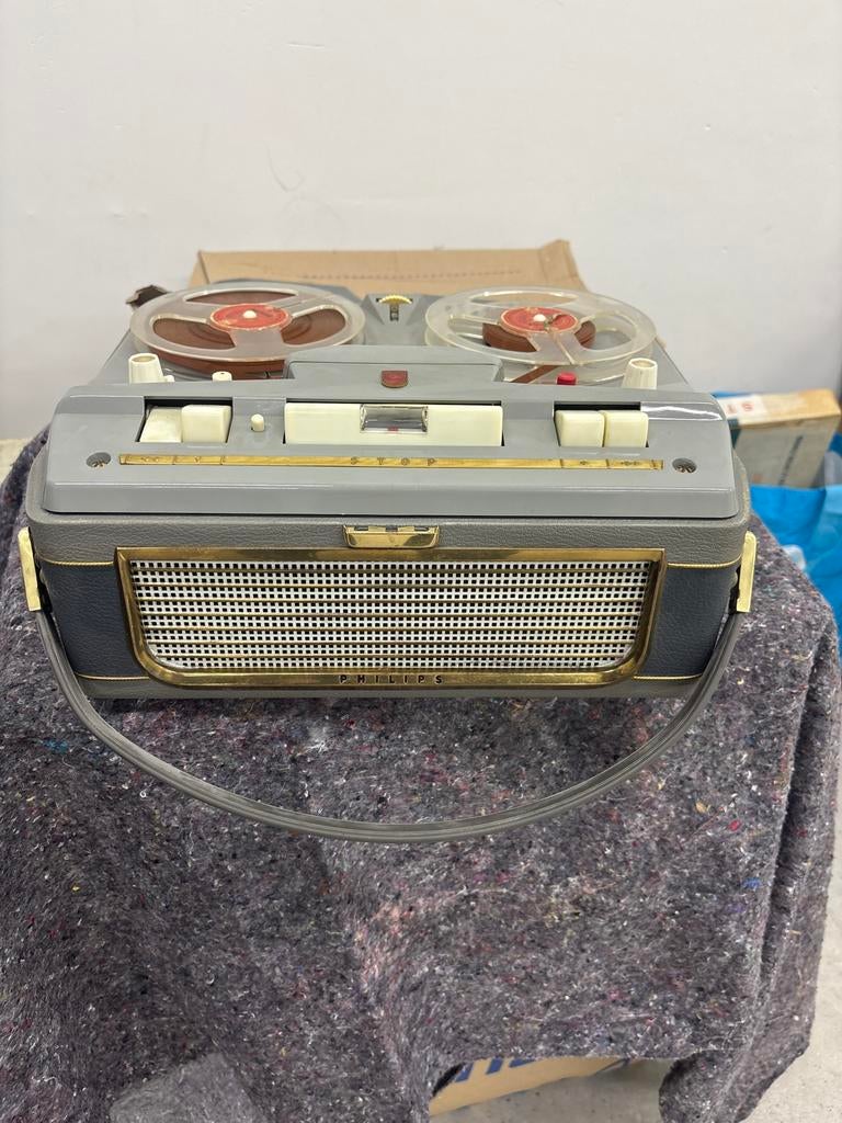 Vintage Bandrecorder - Philips, Ophalen, Bandrecorder, Met banden