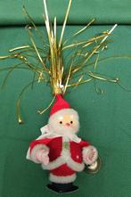 Vintage kerstmannetje aan trekveer, Ophalen of Verzenden, Gebruikt