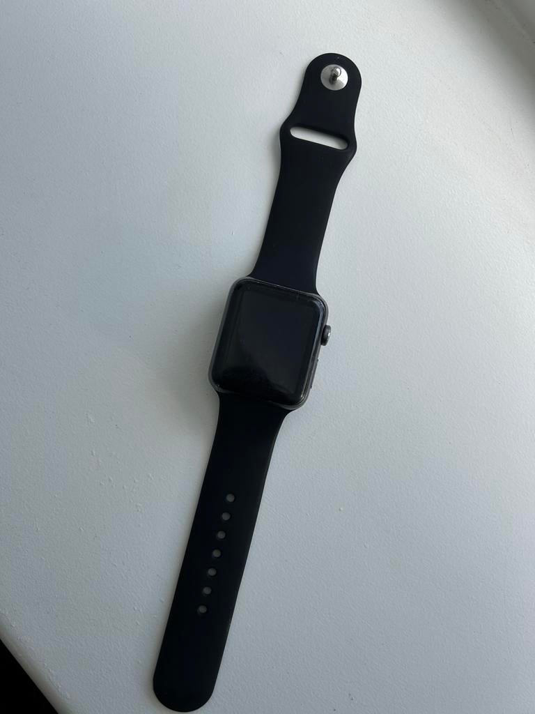 Apple watch serie 3 42 mm, Gebruikt, Apple Watch ⌚️, Zwart, IOS