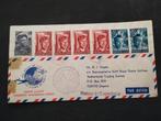 Luchtpost envelop uit 1951. Kijken., Ophalen of Verzenden