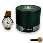 Citizen Eco-Drive 8635-S079764 Horloge Ø42mm | incl. doos, Staal, Ophalen of Verzenden, Citizen, Zo goed als nieuw