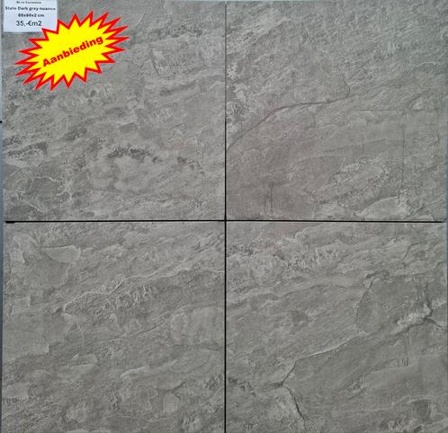 Tuintegels 80x80x2cm keramisch., Tuin en Terras, Tegels en Klinkers, Nieuw, Terrastegels, Keramiek, 10 m² of meer, Ophalen of Verzenden