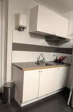 Keukenblok 160cm met bovenkastjes en afzuigkap, Huis en Inrichting, Ophalen, Gebruikt, 150 tot 200 cm, Minder dan 100 cm