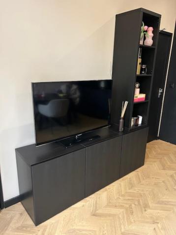 Ikea 'Besta kastcombinatie' zwart - afbeelding 1