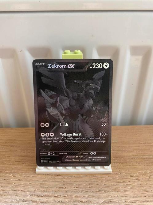 Zekrom ex Full Art 172/086 - Pokemon Kaart, Hobby en Vrije tijd, Verzamelkaartspellen | Pokémon, Nieuw, Losse kaart, Foil, Ophalen of Verzenden
