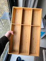 Ikea Bestekbak Variera Bamboe 22999 bestek bak houten, Ophalen of Verzenden, Zo goed als nieuw, Vaatwasserbestendig, Los bestek