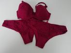 Hunkemoller lingeriesetje 80d / m, Ophalen, BH, Rood