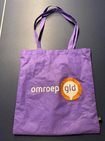 Tasje reclame omroep gld Gelderland paars shopper beschikbaar voor biedingen