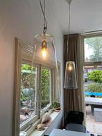 Glazen hanglampen, set van 2, Ophalen, Zo goed als nieuw, Metaal, Modern