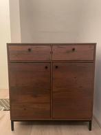 Donkerbruine Ladekast, Huis en Inrichting, Kasten | Dressoirs, Ophalen, Gebruikt, 50 tot 100 cm, 25 tot 50 cm