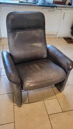 Vintage Design DeSede fauteuil Ds 50 groen buffelleer, Huis en Inrichting, Fauteuils, Ophalen, Zo goed als nieuw, 75 tot 100 cm