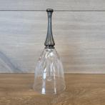 Kristallen bel met verzilverd handvat, Antiek en Kunst, Antiek | Glas en Kristal, Ophalen of Verzenden