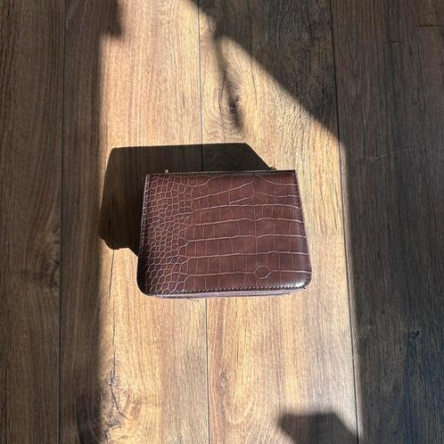 Bruine slangenprint tas – Hand- en schoudertas in één, Sieraden, Tassen en Uiterlijk, Tassen | Damestassen, Nieuw, Schoudertasje