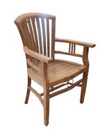 Teak tuin stoel met arm, Tuin en Terras, Tuinstoelen, Ophalen, Nieuw, Teakhout