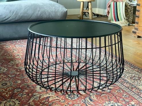 Pols Potten wire bijzettafel zwart Urban wireframe, Huis en Inrichting, Tafels | Salontafels, Gebruikt, 50 tot 75 cm, 50 tot 100 cm