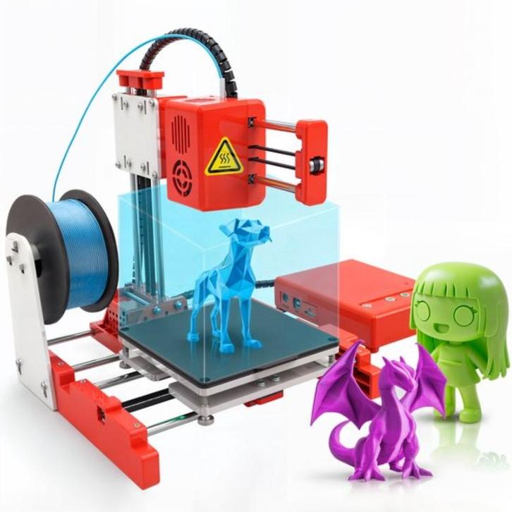 3D-Printer voor Beginners & Kinderen + 10 Meter PLA Filament, Computers en Software, 3D Printers, Nieuw, Verzenden