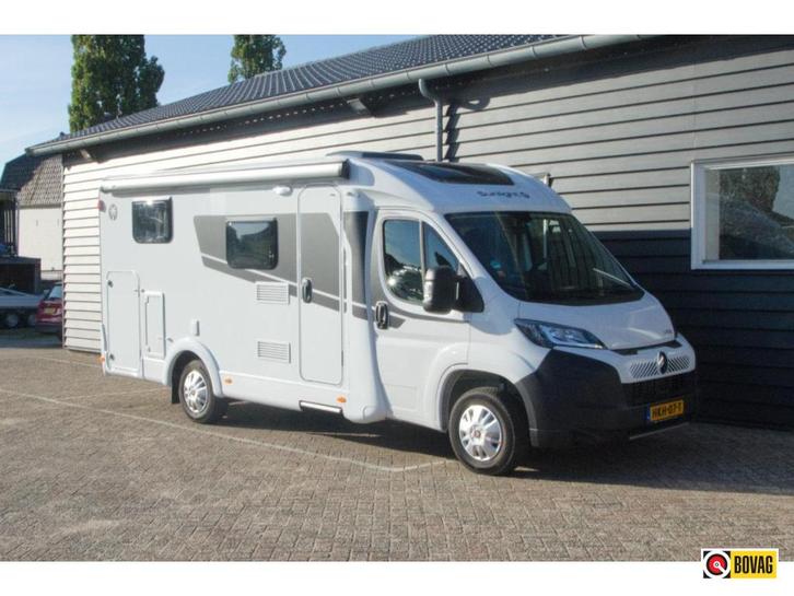 Sunlight V66 compacte camper met enkele bedden en airco, Caravans en Kamperen, Campers, Bedrijf, tot en met 3, Sunlight, Overige merken