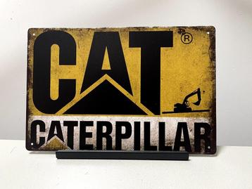 CAT Caterpillar metalen reclamebord / wandbord (Old Look) beschikbaar voor biedingen