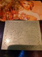 Koperen kistje met Chinese gravure., Antiek en Kunst, Ophalen of Verzenden