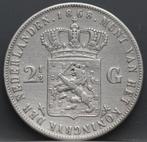 Nette rijksdaalder 1868 - 2 1/2 gulden 1868 Willem 3, Koning Willem III, Verzenden, Zilver, Losse munt