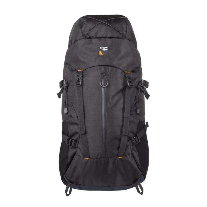 SPRAYWAY Akka 45L rugzak Backpack Black Zwart met regenhoes, Sport en Fitness, Bergsport en Wandelen, Nieuw, Rugzak, Ophalen of Verzenden