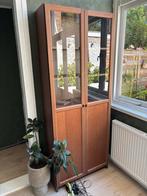 IKEA Billy Vitrinekast Walnoot Hout, Huis en Inrichting, Gebruikt, 150 tot 200 cm, 25 tot 50 cm, Overige houtsoorten