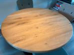 Houten ronde eettafel Eiken op maat 110cm *Nieuwstaat*, Ophalen, 100 tot 150 cm, Rond, Nieuw
