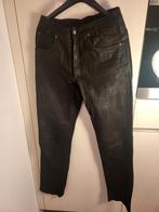 Leren broek maat 32 (valt als S/36/38), Zwart, Ophalen of Verzenden, Maat 36 (S), Lang